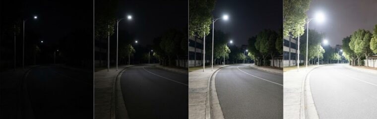 道路照明の明るさ段階・4段階